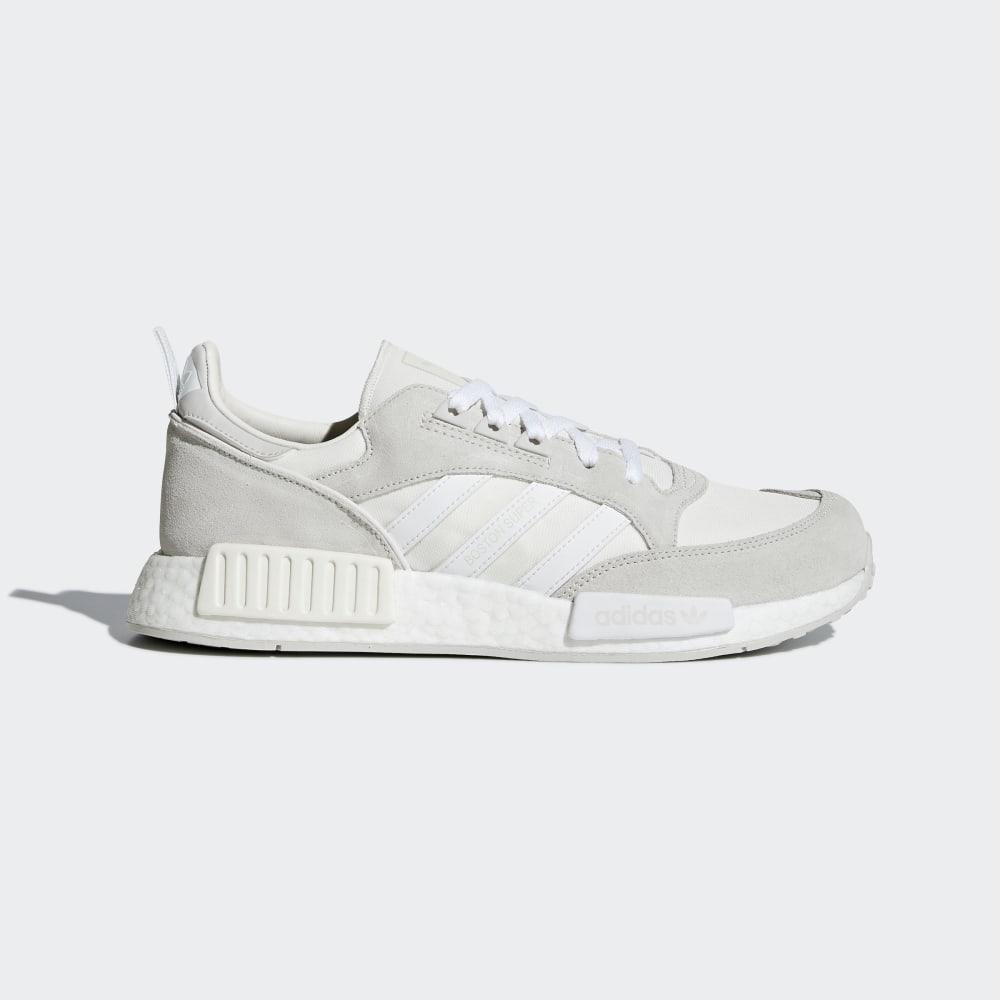 Adidas Boston SuperxR1 Hrvatska - Muške Originals - Bijele/Sive (SXMVQF491)